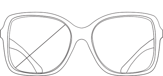 Diagrama frontal de medidas