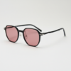 Gafas FL41 con tinte rosado - Montura cuadrada negra de TR90 1