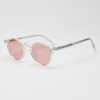 Gafas FL41 con tinte rosado - Montura geométrica transparente de TR90 1