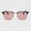 Gafas FL41 con tinte rosado - Montura browline plateada de TR90 3